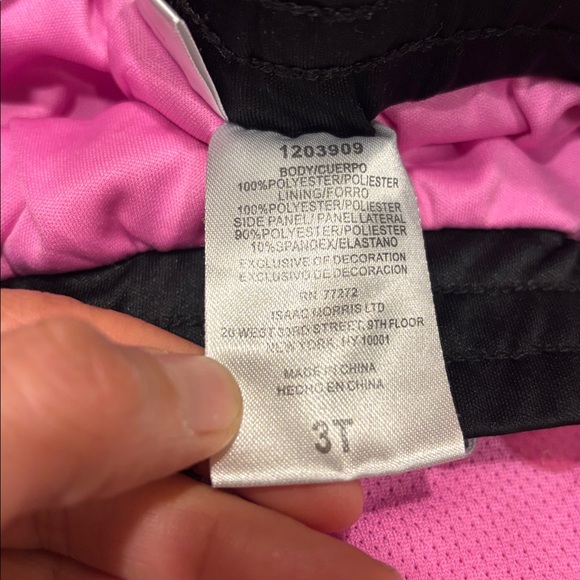 Disney Pink and Black Kids Shorts. They are a kids size 3 - Picture 7 of 7